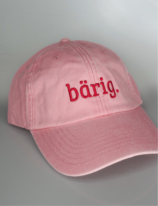 Vintage cap,, bearish ”pink